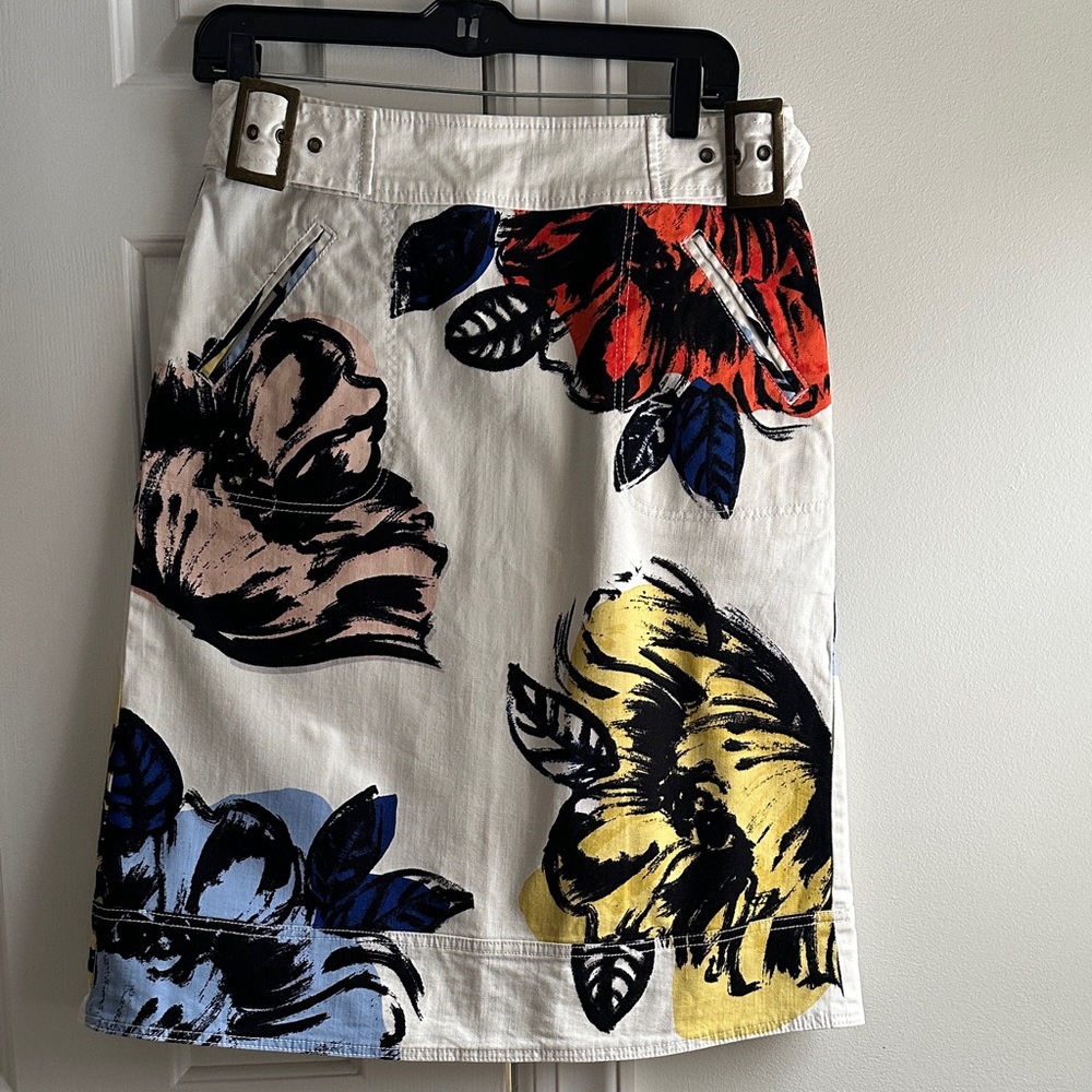 Maeve A-Line Skirt with Bold Floral Design
